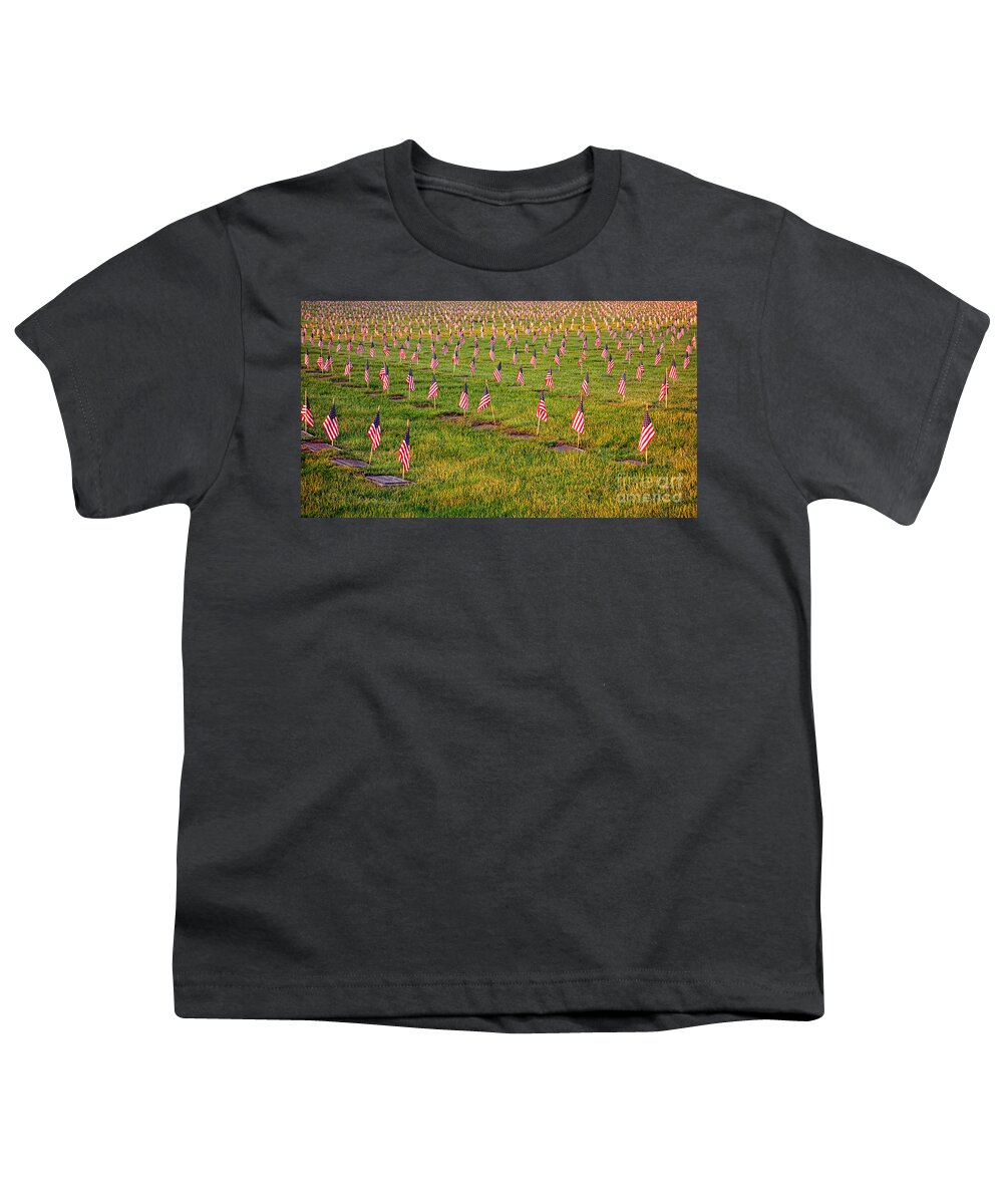 American Youth T-Shirt featuring the photograph Remembrance by Olivier Le Queinec