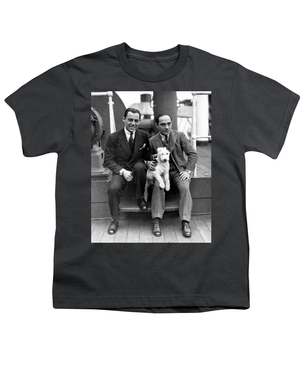 1927 Youth T-Shirt featuring the photograph Rodgers And Hart by Granger