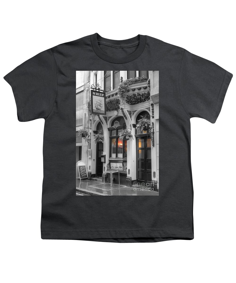 Ship Youth T-Shirt featuring the photograph Ship Pub in London by David Birchall
