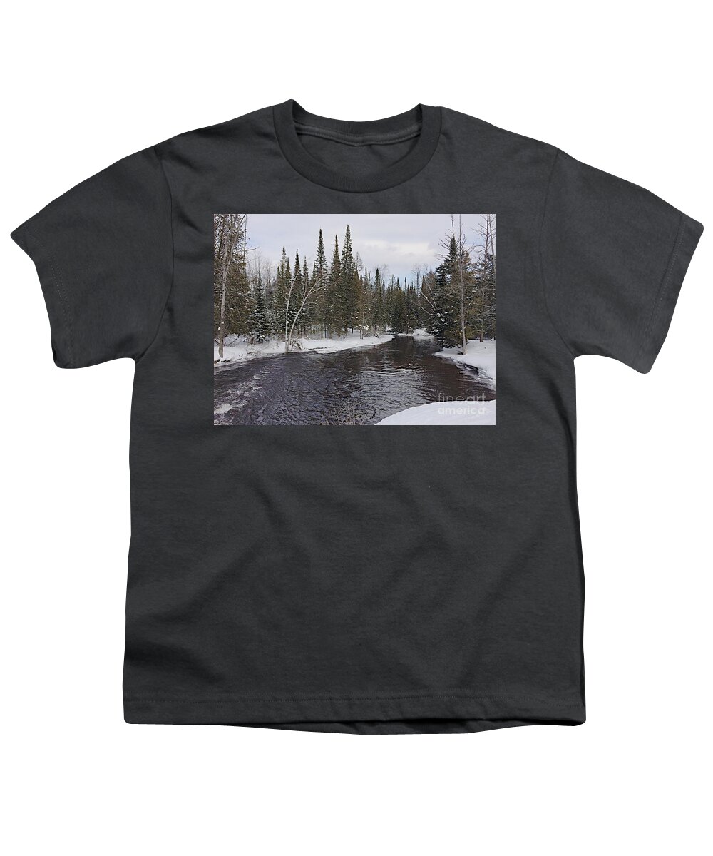Jordan River Youth T-Shirt featuring the photograph Shoot by Joseph Yarbrough