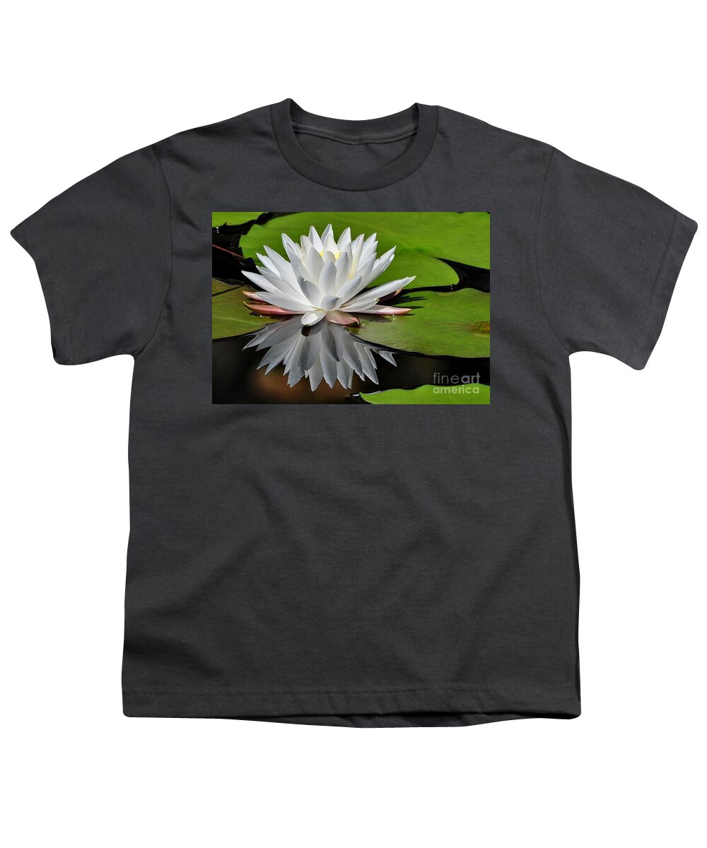 Flowers Youth T-Shirt featuring the photograph Softly by Kathy Baccari