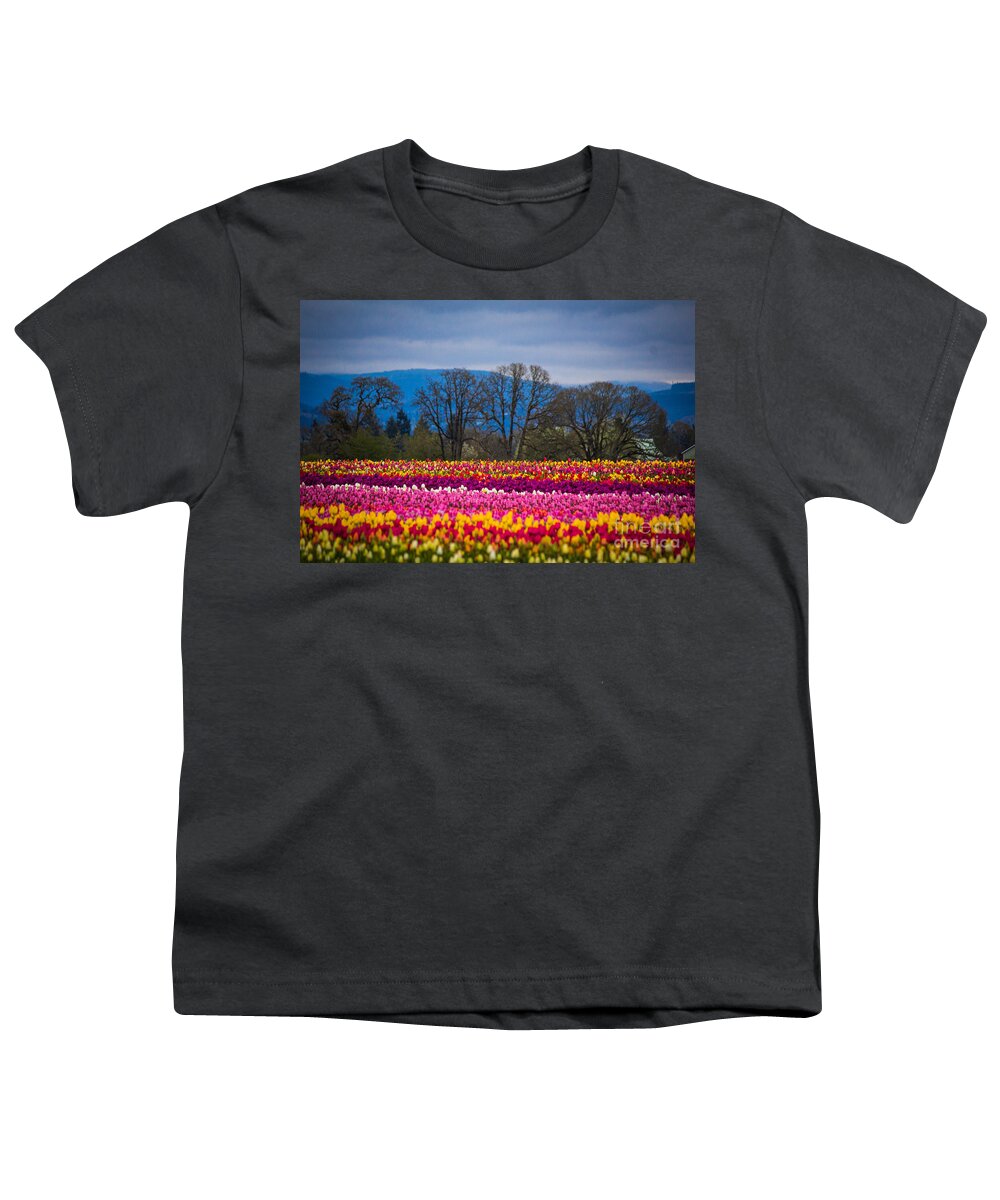 Tulips Youth T-Shirt featuring the photograph Spring's Laugh by Patricia Babbitt