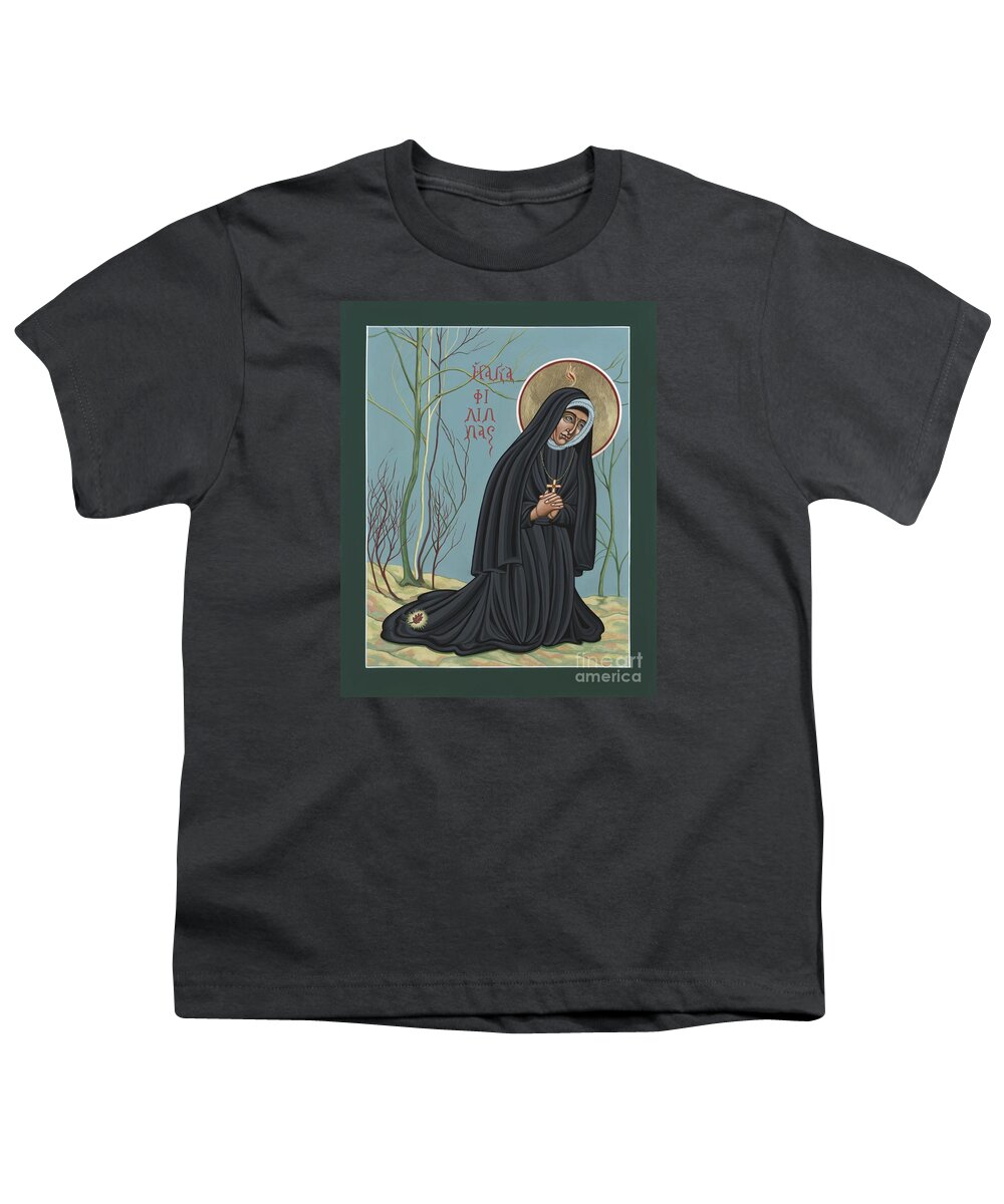 St. Philippine Duchesne Youth T-Shirt featuring the painting St. Philippine Duchesne 259 by William Hart McNichols