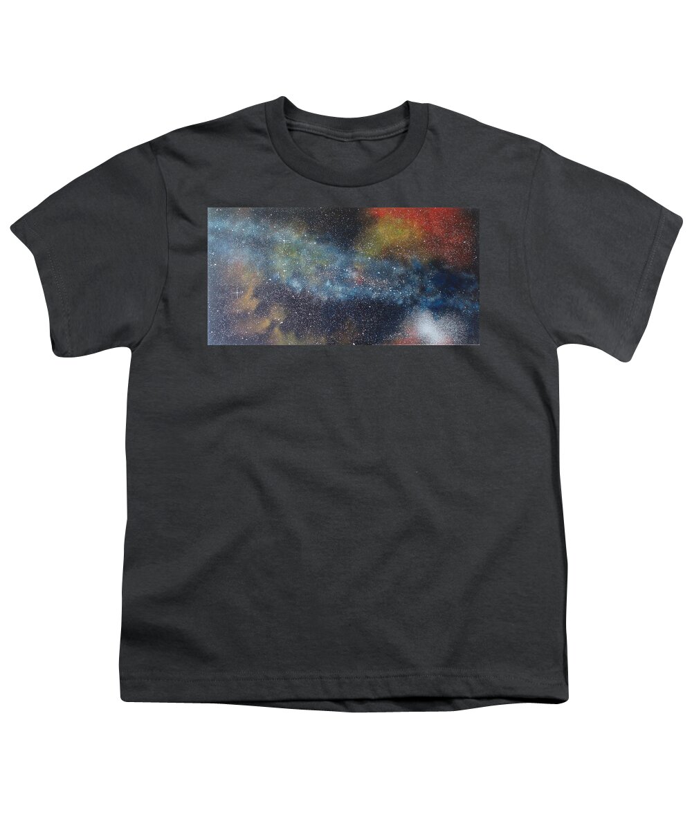 Oil Painting On Canvas Youth T-Shirt featuring the painting Stargasm by Sean Connolly