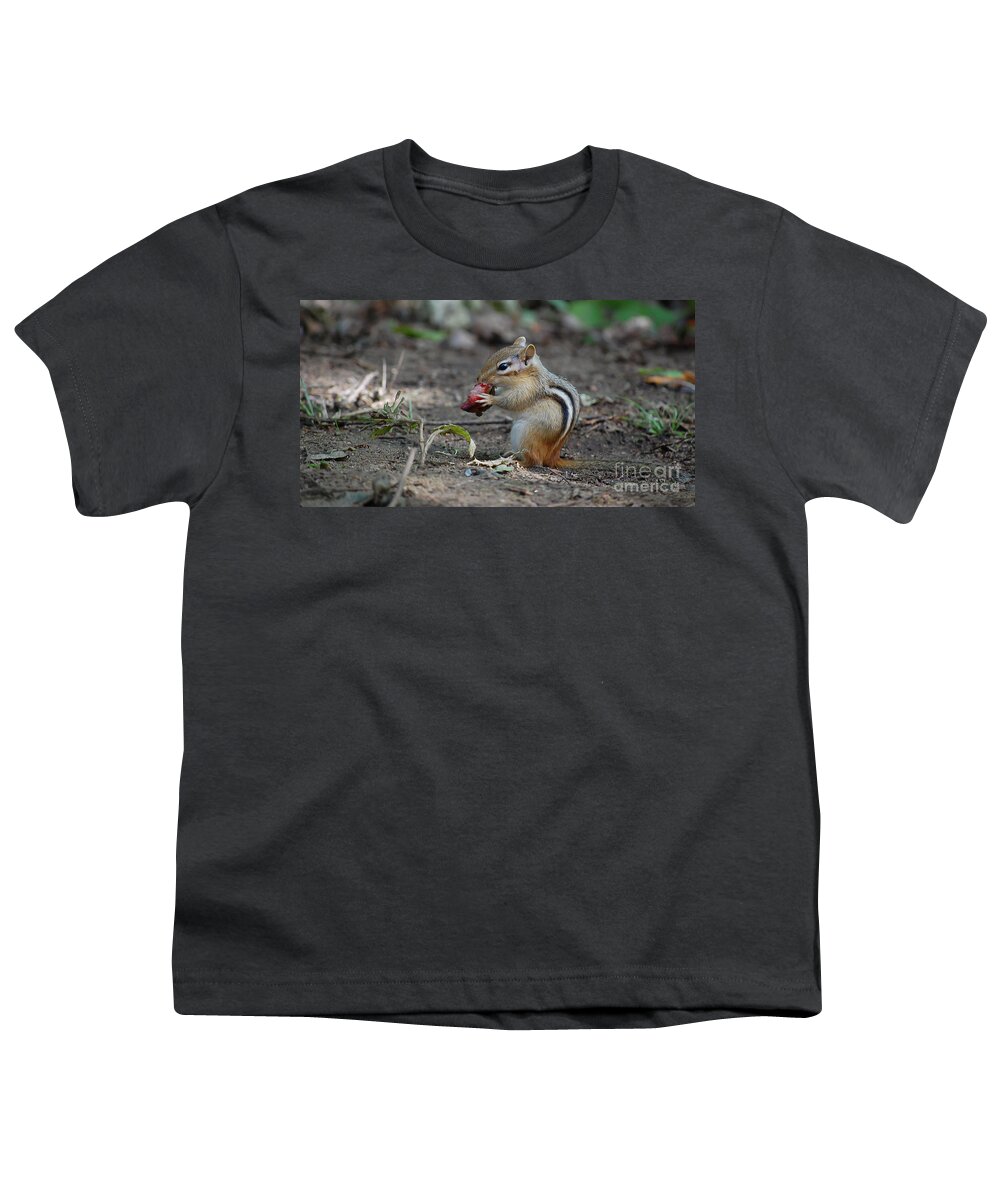 Animal Youth T-Shirt featuring the photograph Strawberry Thief by Bianca Nadeau