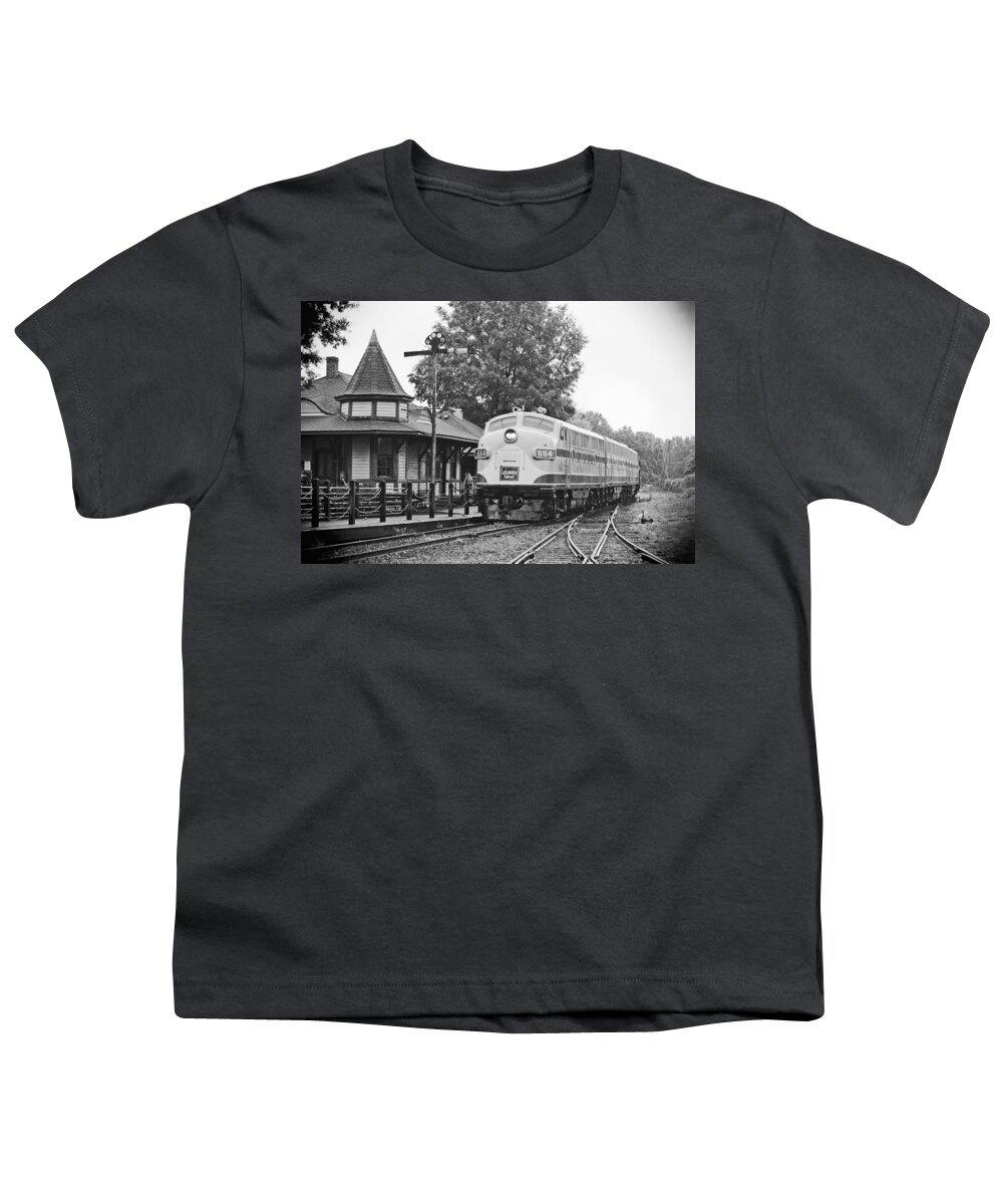 Spencer North Carolina Youth T-Shirt featuring the photograph Streamliners Festival -- Post Process by Joseph C Hinson