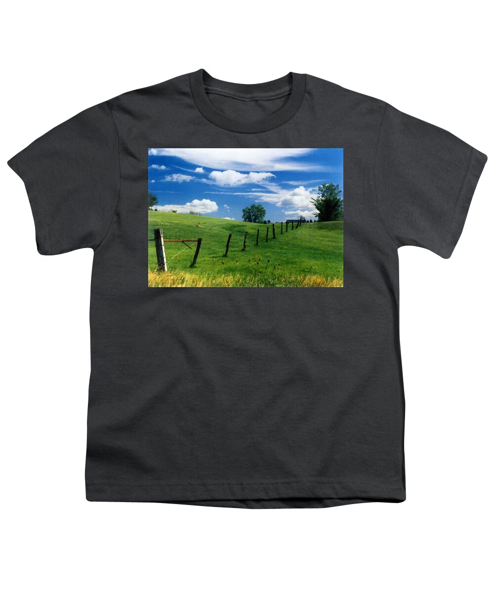 Summer Landscape Youth T-Shirt featuring the photograph Summer Landscape by Steve Karol