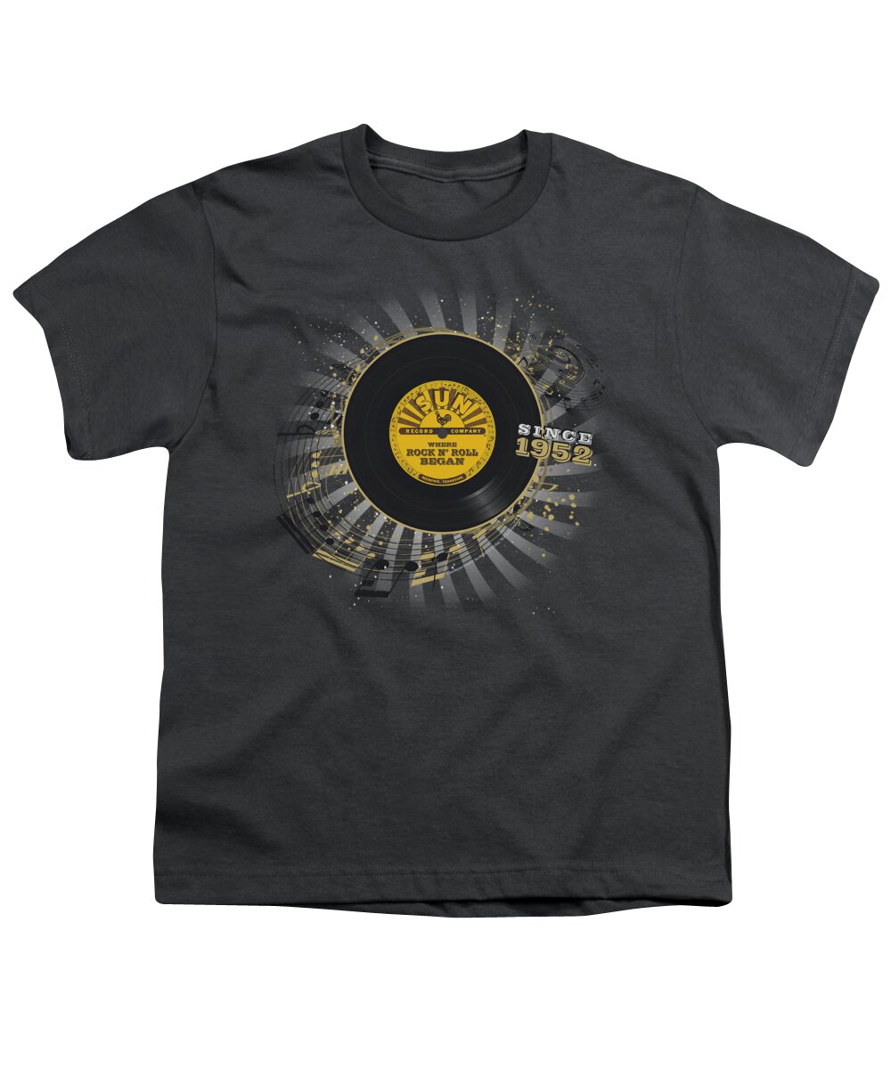 Sun Record Company Youth T-Shirt featuring the digital art Sun - Established by Brand A