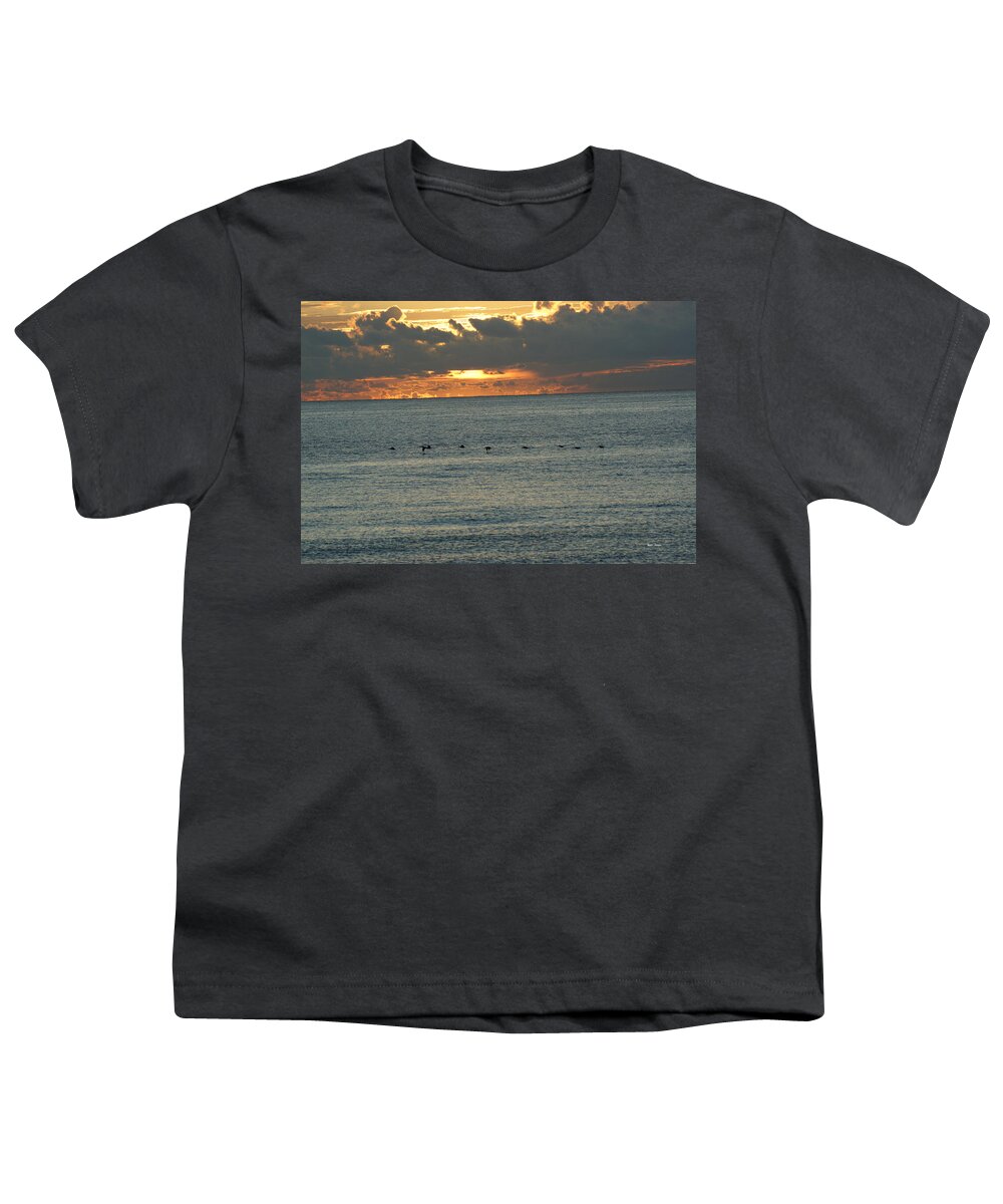 Sunrise Youth T-Shirt featuring the photograph Sunrise in Florida Riviera by Rafael Salazar