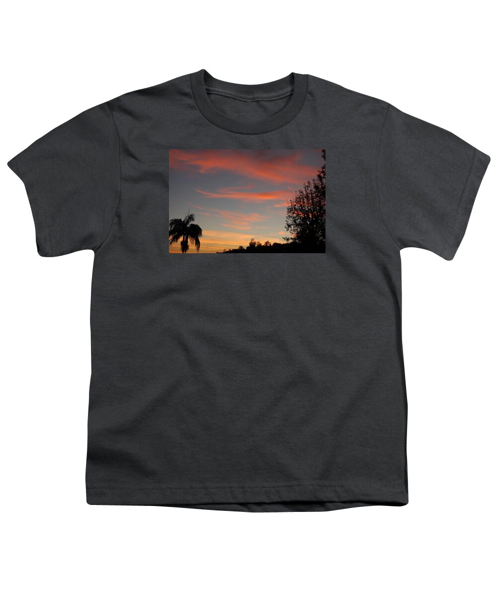 Linda Brody Youth T-Shirt featuring the photograph Sunset Landscape XVI by Linda Brody