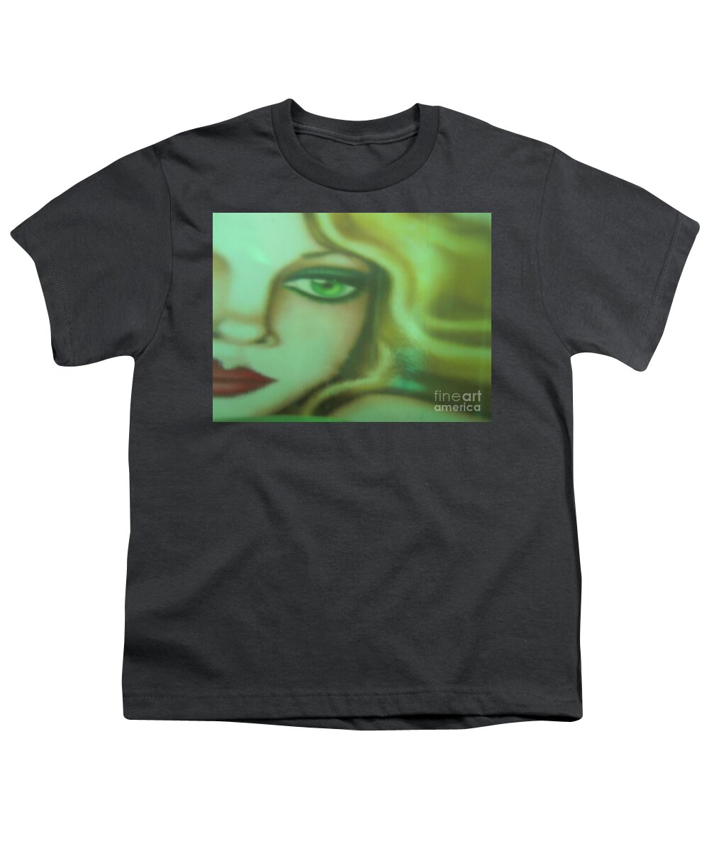 Art Print Youth T-Shirt featuring the photograph Tangled - Abstract by Tara Shalton