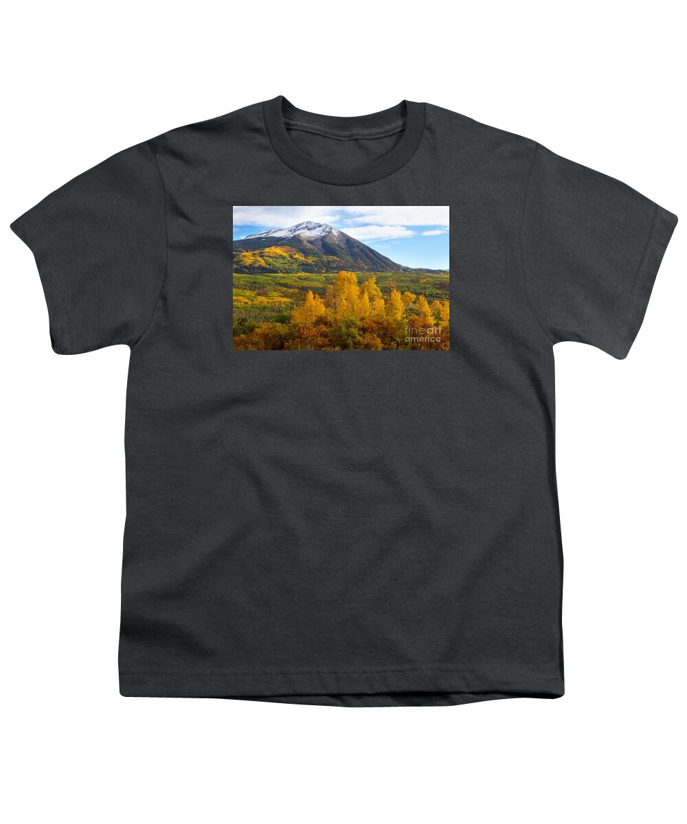 Autumn Colors Youth T-Shirt featuring the photograph The Ascent by Jim Garrison
