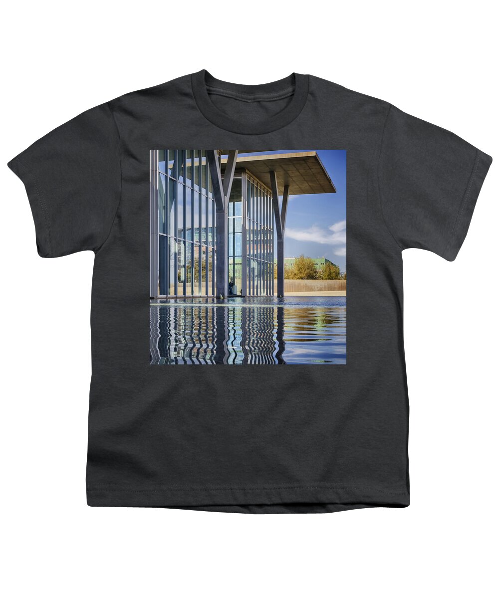 Modern Art Youth T-Shirt featuring the photograph The Modern by Joan Carroll