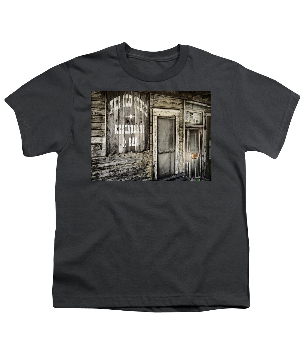 Advertising Youth T-Shirt featuring the photograph The Old Store by David and Carol Kelly