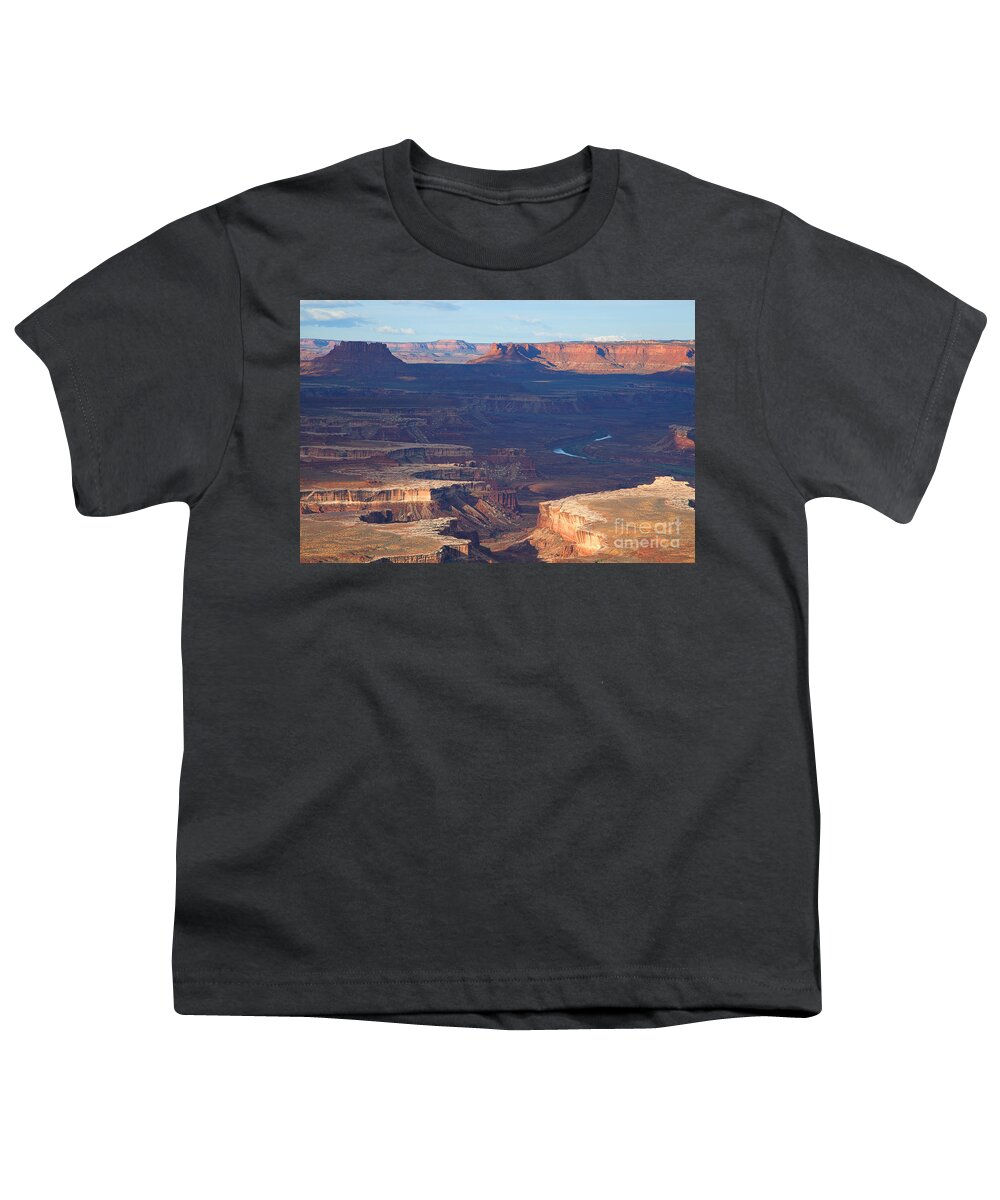 Utah Youth T-Shirt featuring the photograph The Valley of the Shadow by Jim Garrison