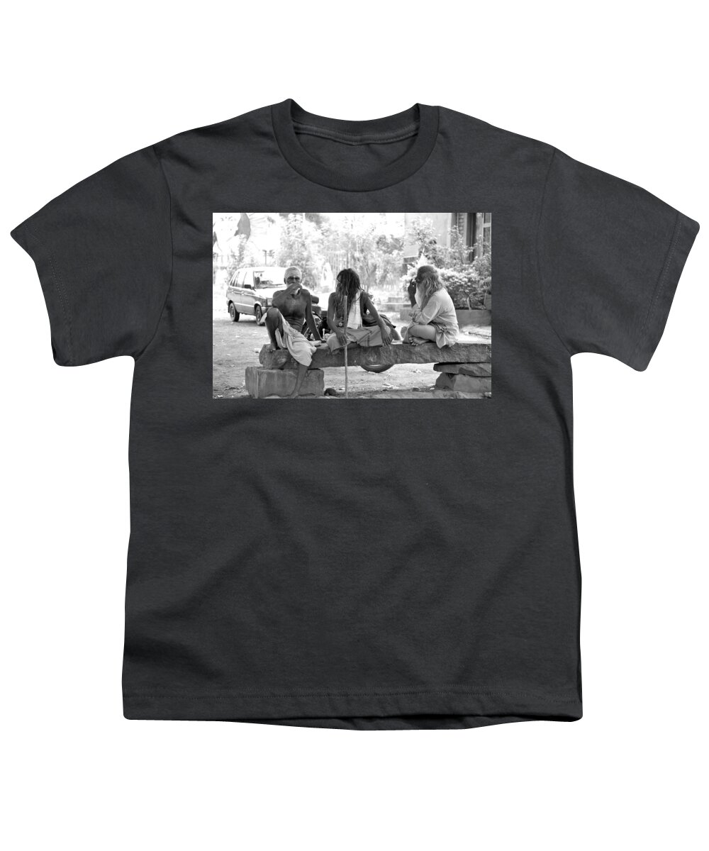 Granite Plinth Youth T-Shirt featuring the photograph Three Wise Men by Lee Stickels