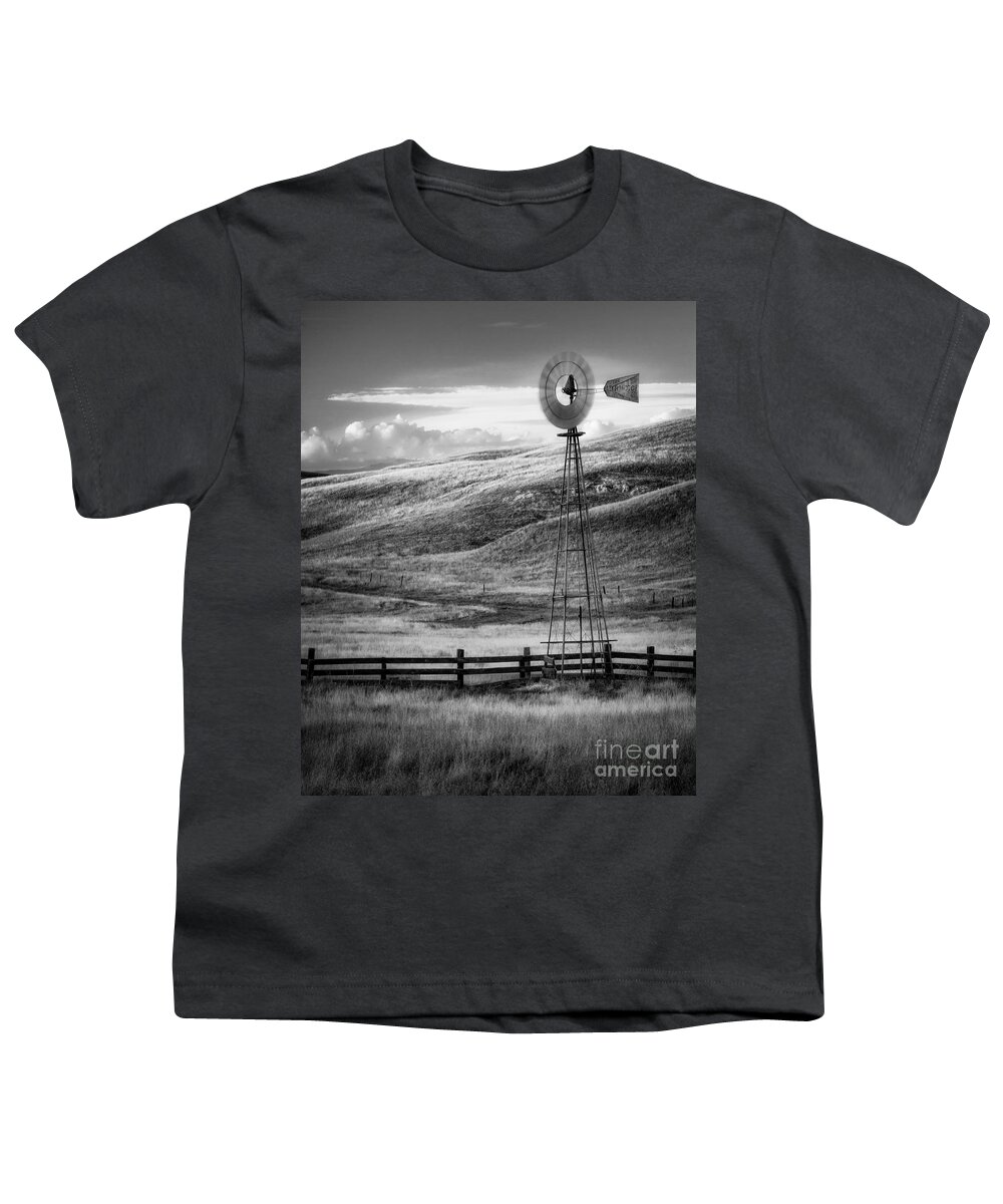 Americano Youth T-Shirt featuring the photograph Valley Winds by Anthony Michael Bonafede