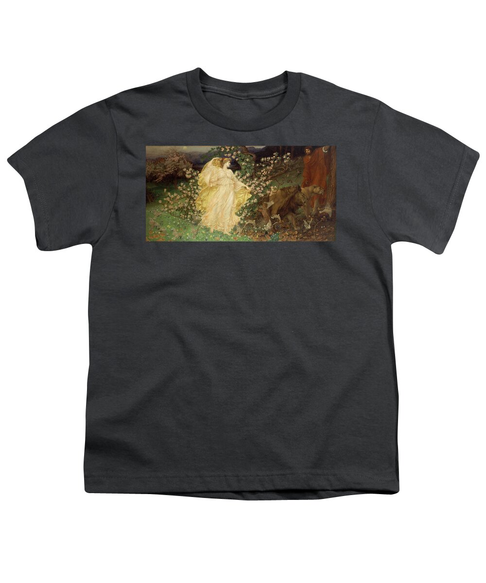 William Blake Richmond Youth T-Shirt featuring the painting Venus and Anchises by William Blake Richmond