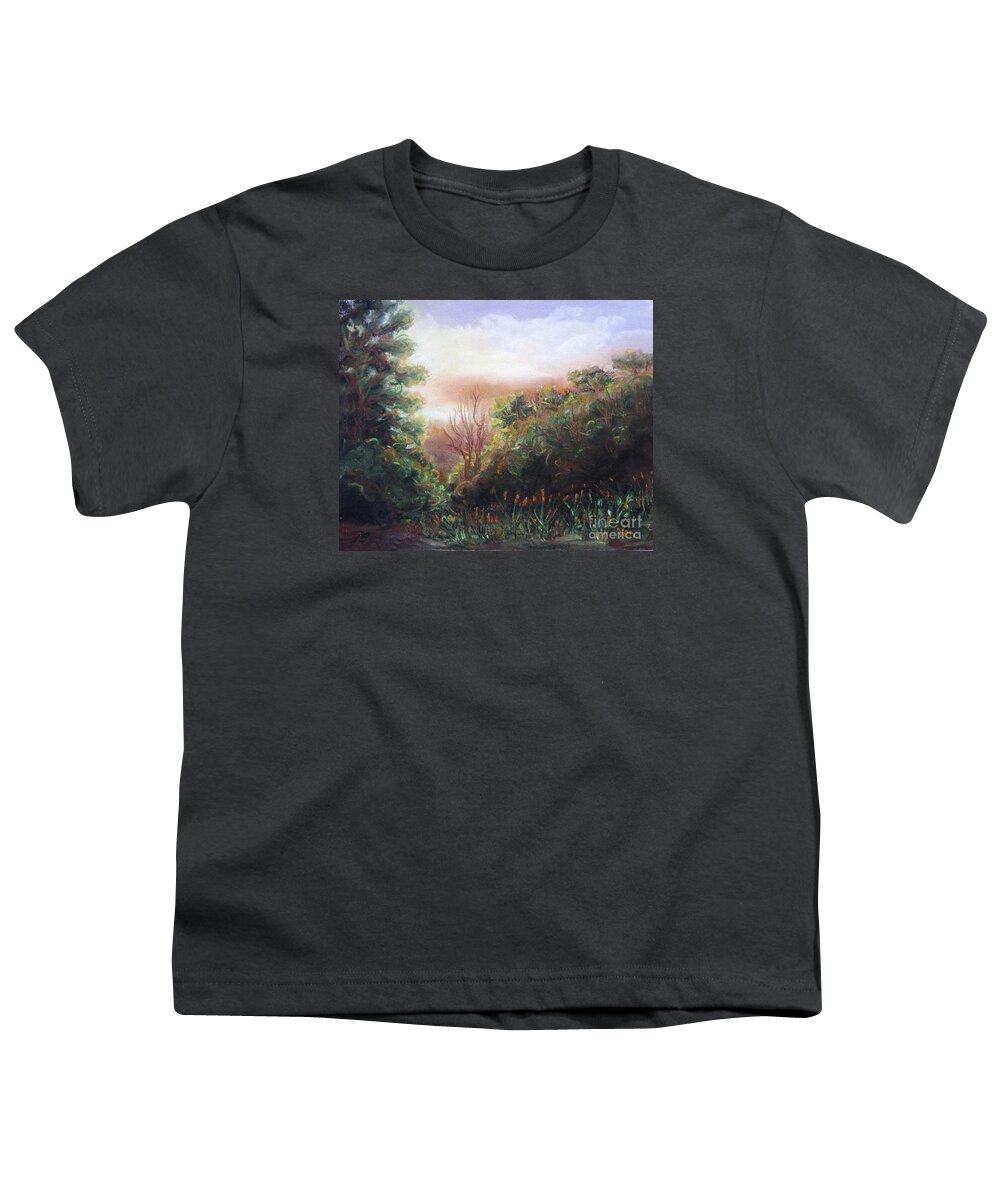 View Youth T-Shirt featuring the pastel View by Vesna Martinjak