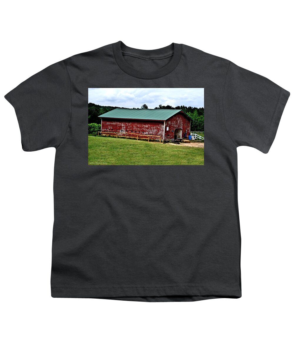 Camp Westminster Youth T-Shirt featuring the photograph Westminster Stable by Tara Potts