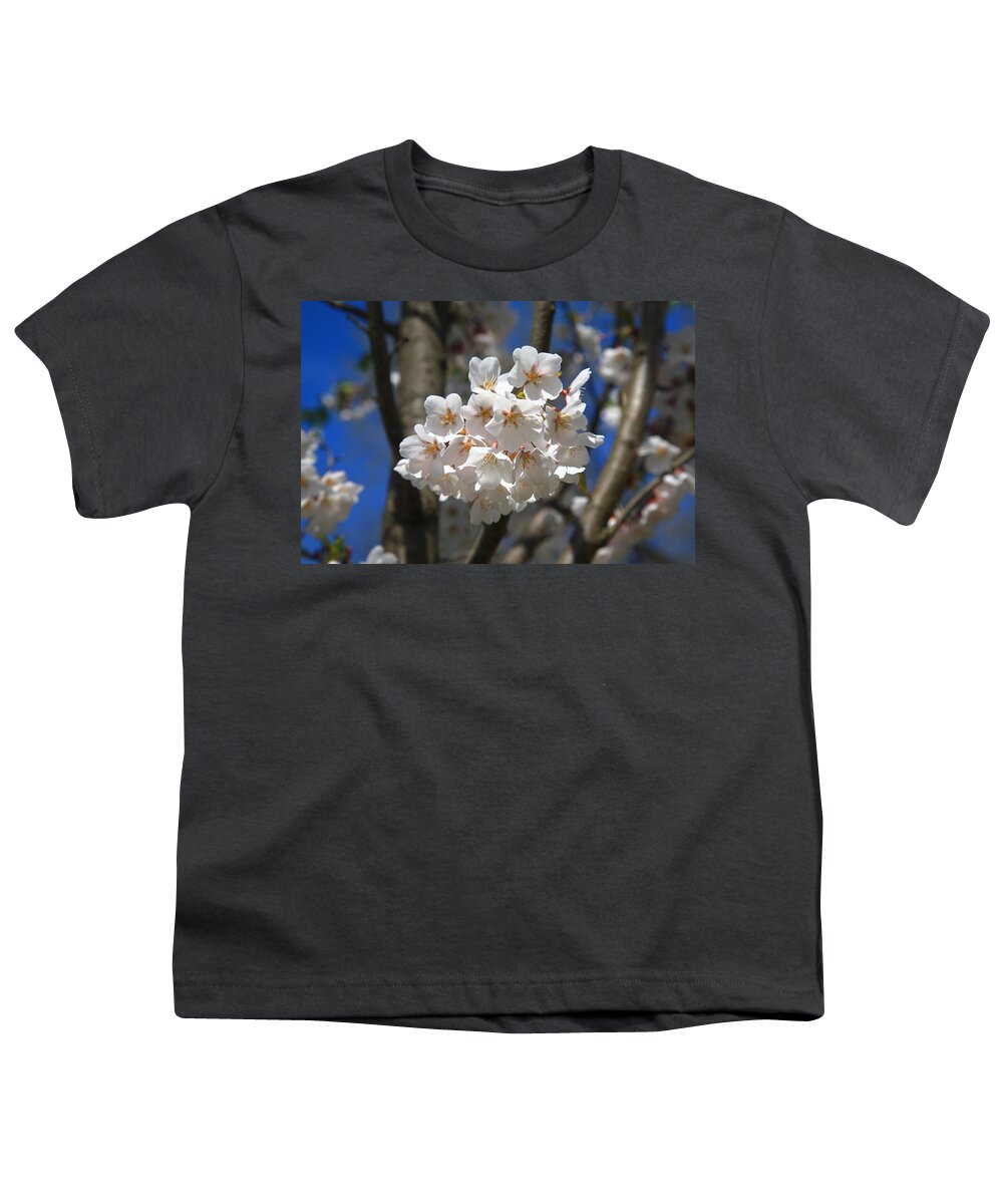 Art Youth T-Shirt featuring the photograph Wild Flowers by Frank Romeo