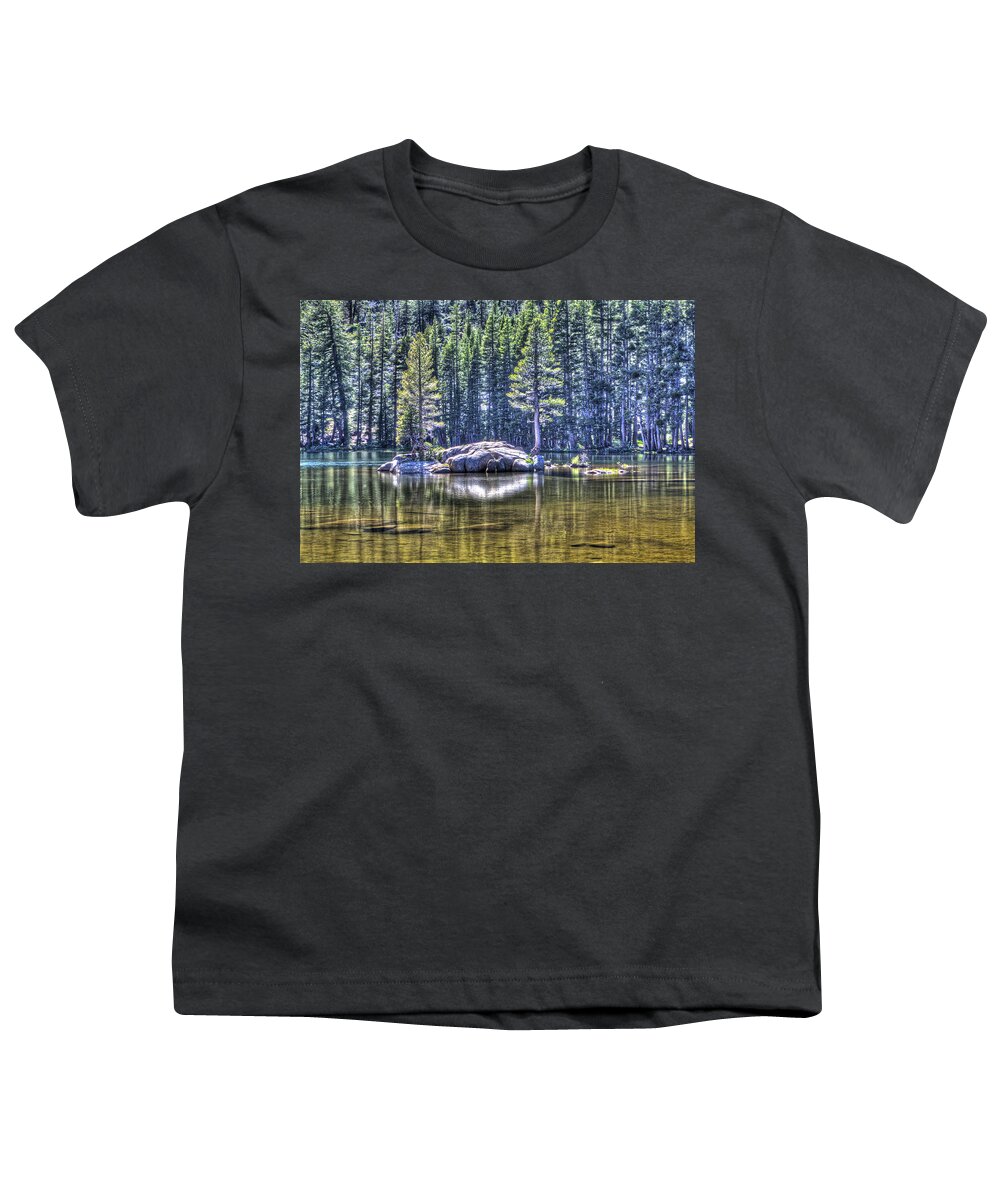 Woods Lake Youth T-Shirt featuring the photograph Woods Lake 1 by SC Heffner