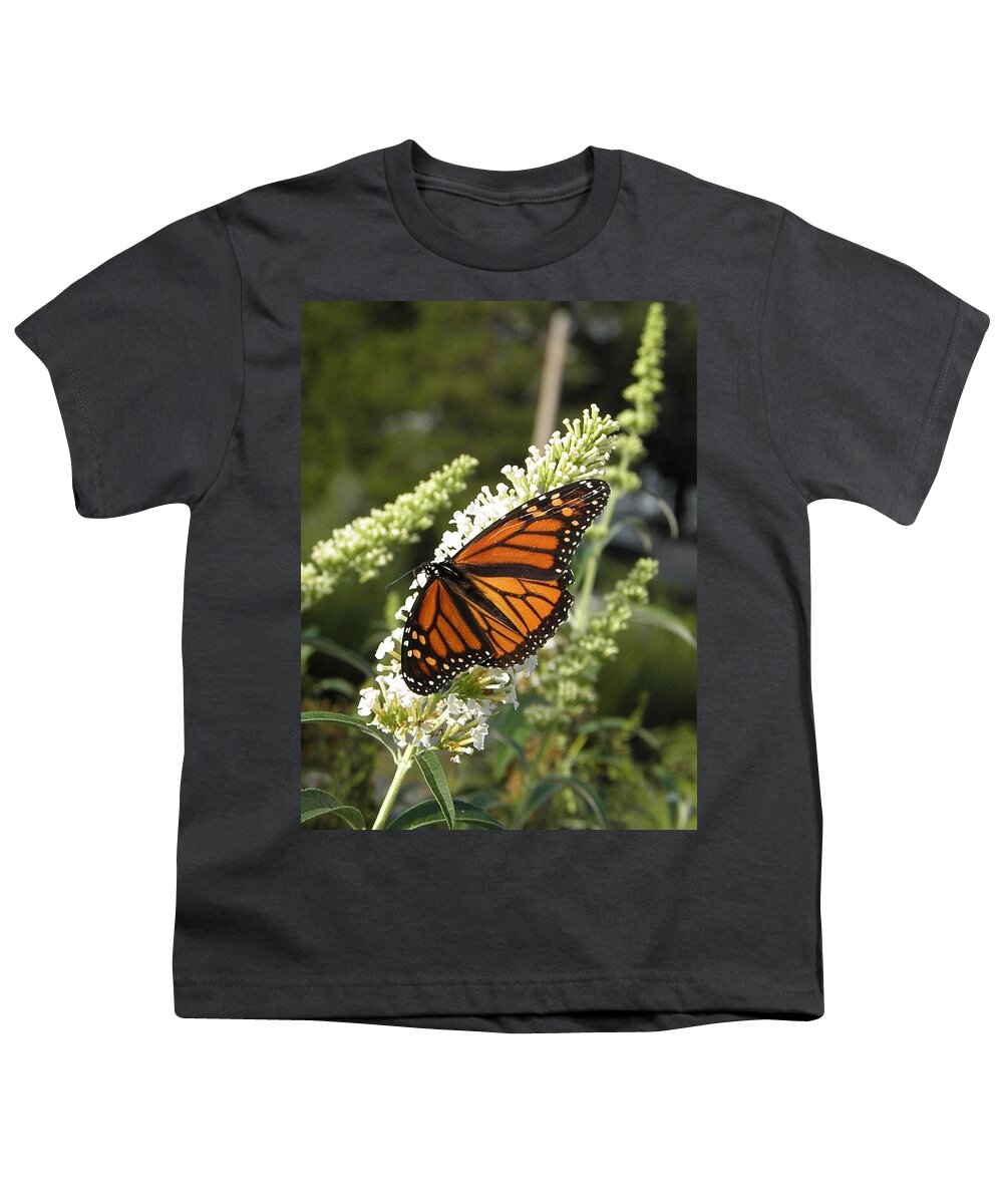 Monarch Youth T-Shirt featuring the photograph A Capture Of Beauty by Kim Galluzzo