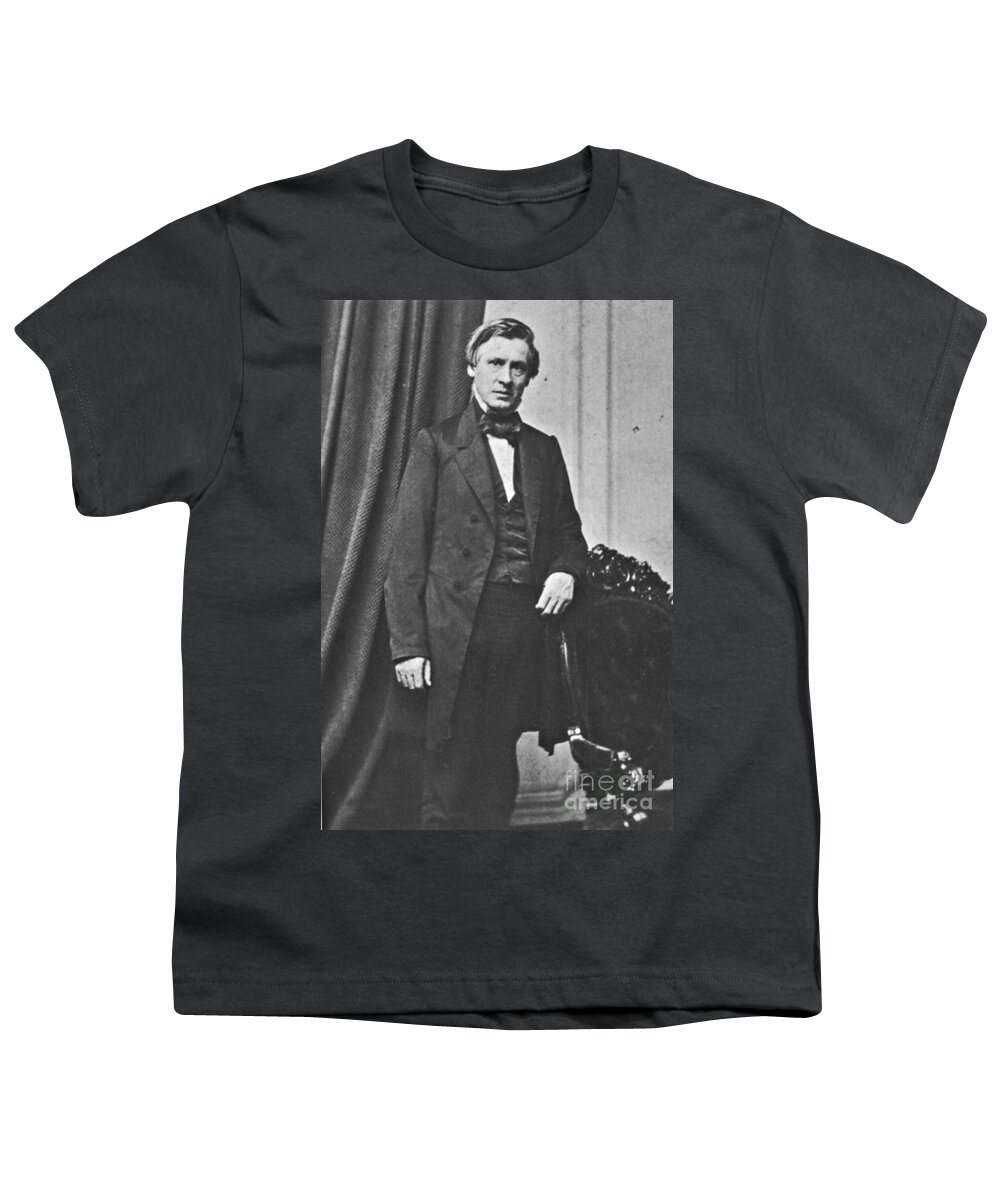 Science Youth T-Shirt featuring the photograph Asa Gray, American Botanist by Science Source