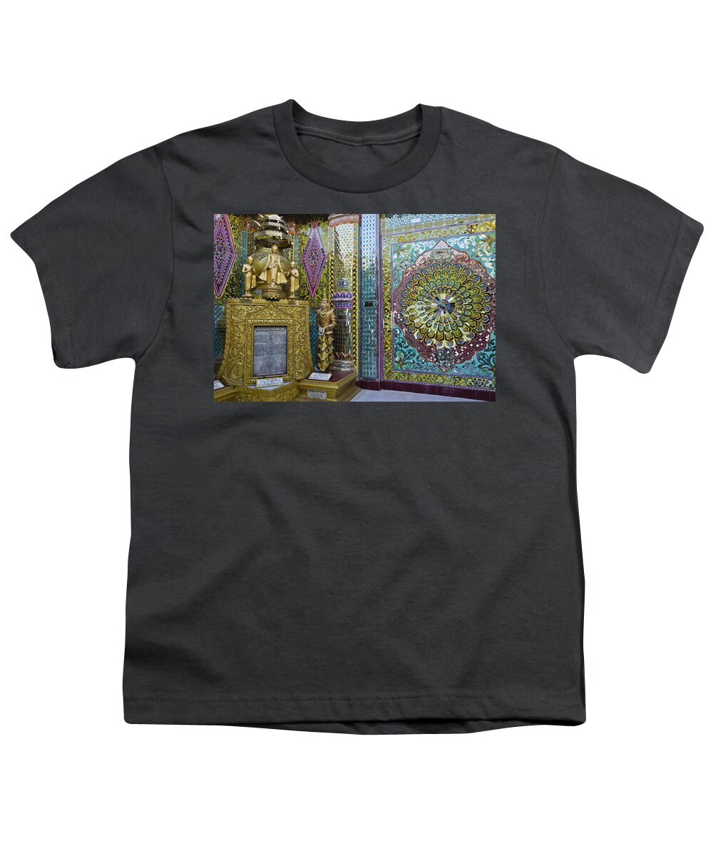 Buddha Youth T-Shirt featuring the photograph Buddhist Mosaic by Michele Burgess