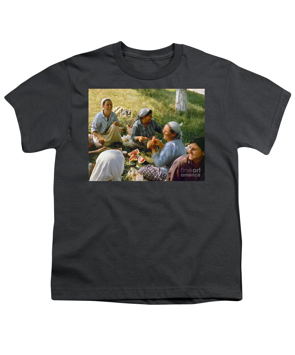 1970 Youth T-Shirt featuring the photograph Bulgaria: Peasants by Granger