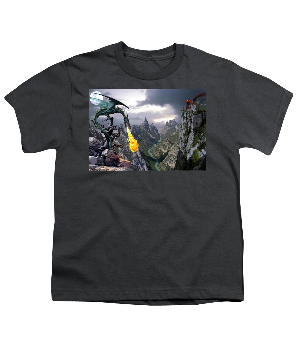 Dragon Youth T-Shirt featuring the photograph Dragon Valley by MGL Meiklejohn Graphics Licensing