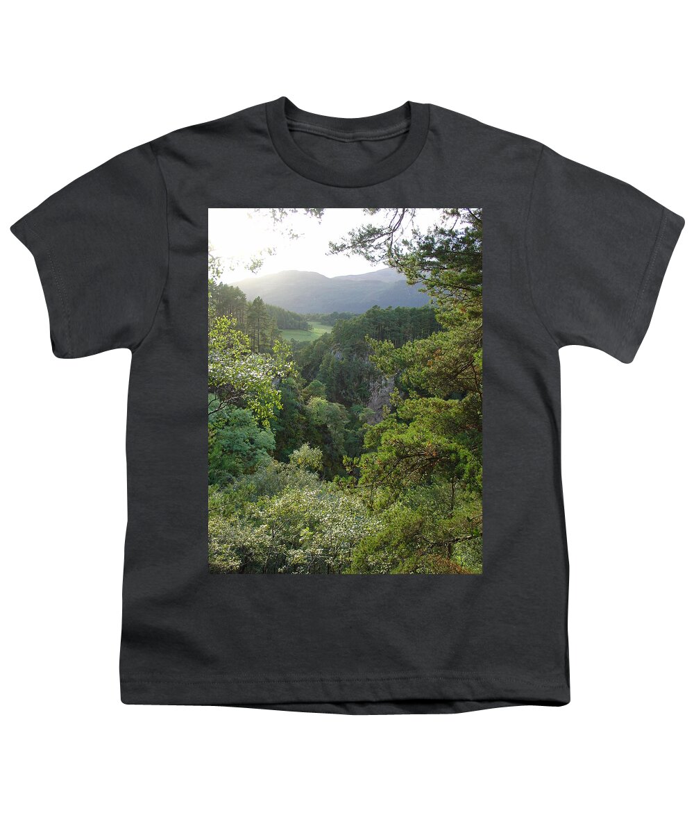 Foyers Youth T-Shirt featuring the photograph Foyers Valley by Charles and Melisa Morrison