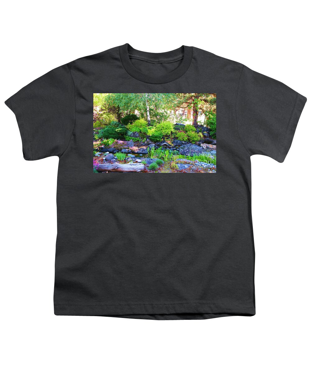 Garden Creek Youth T-Shirt featuring the photograph Garden Creek by Michele Penner