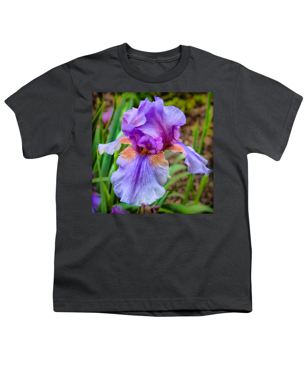 Nature Youth T-Shirt featuring the photograph Iris by Lynne Jenkins