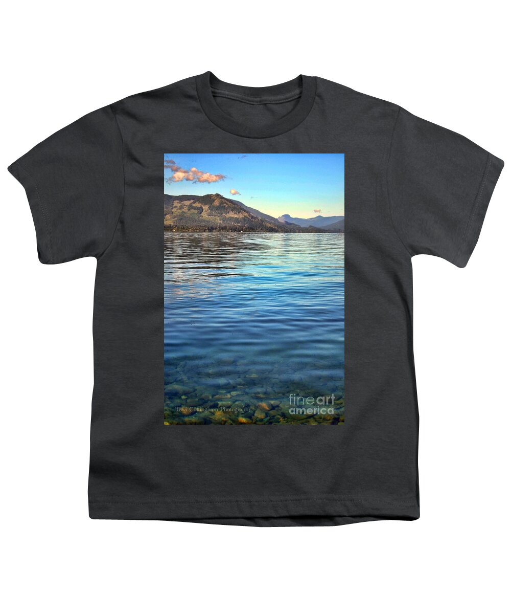 British Columbia Youth T-Shirt featuring the photograph Lake Cowichan BC by Traci Cottingham