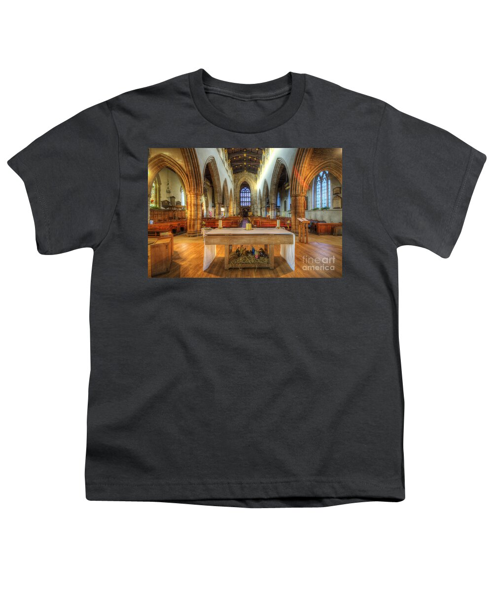 Yhun Suarez Youth T-Shirt featuring the photograph Loughborough Church Altar by Yhun Suarez