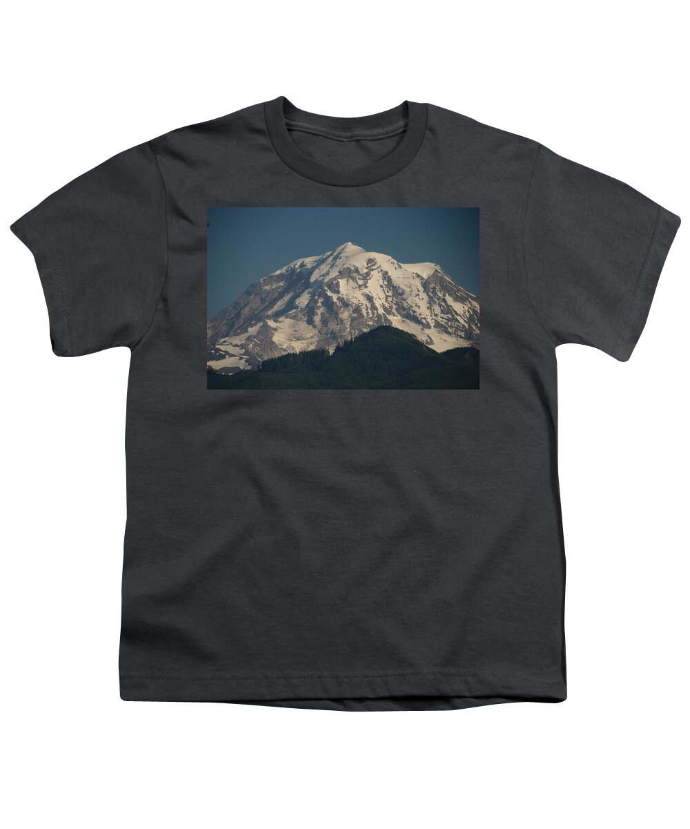Rainier Youth T-Shirt featuring the photograph Mt Rainier by Michael Merry