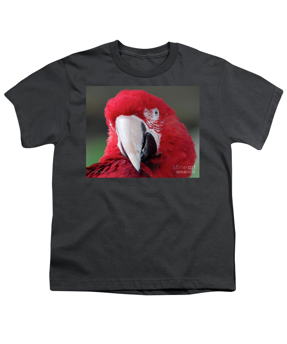 Birds Youth T-Shirt featuring the photograph My better side by Sue Karski