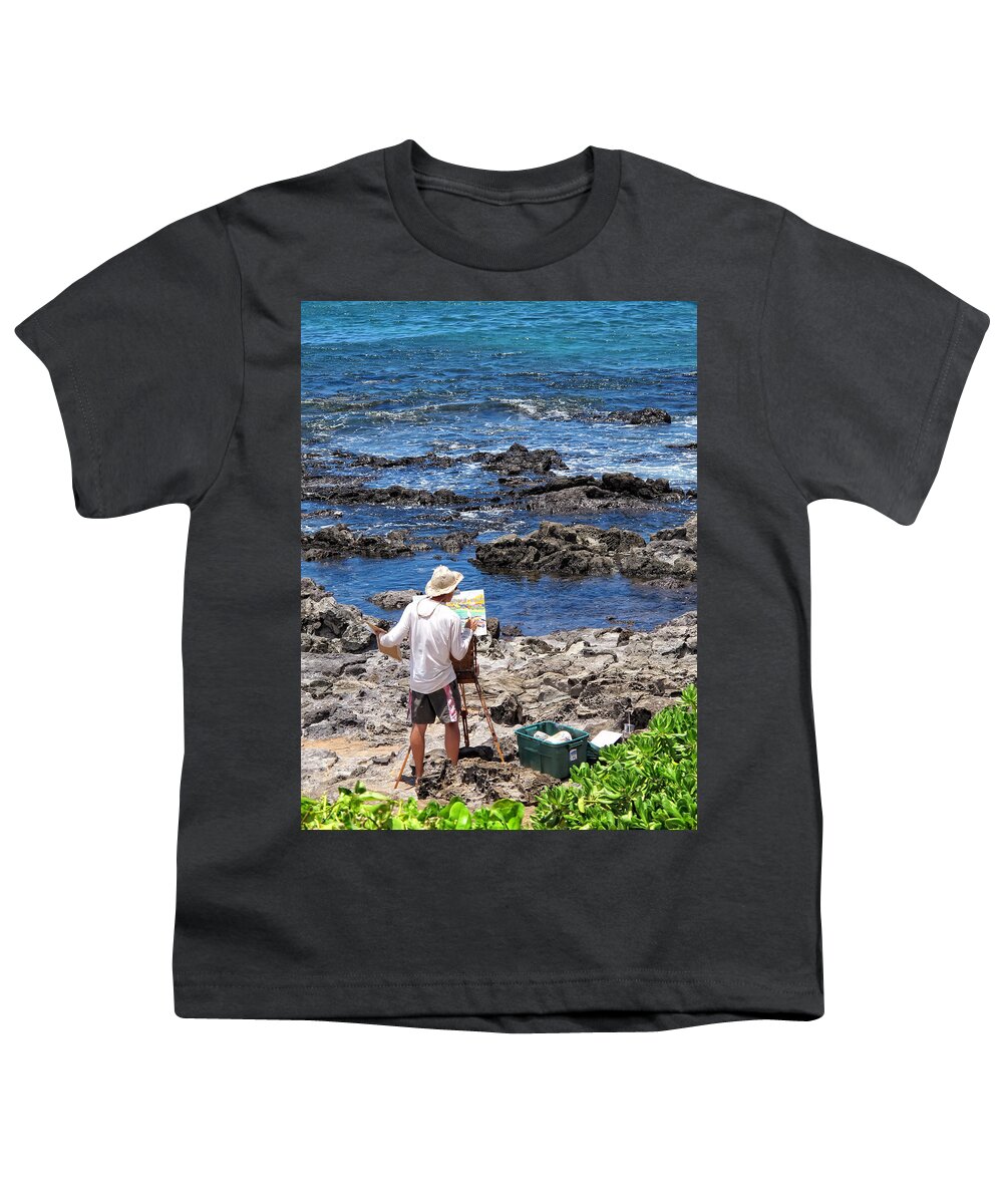 Painter Youth T-Shirt featuring the photograph Painter 1 by Dawn Eshelman
