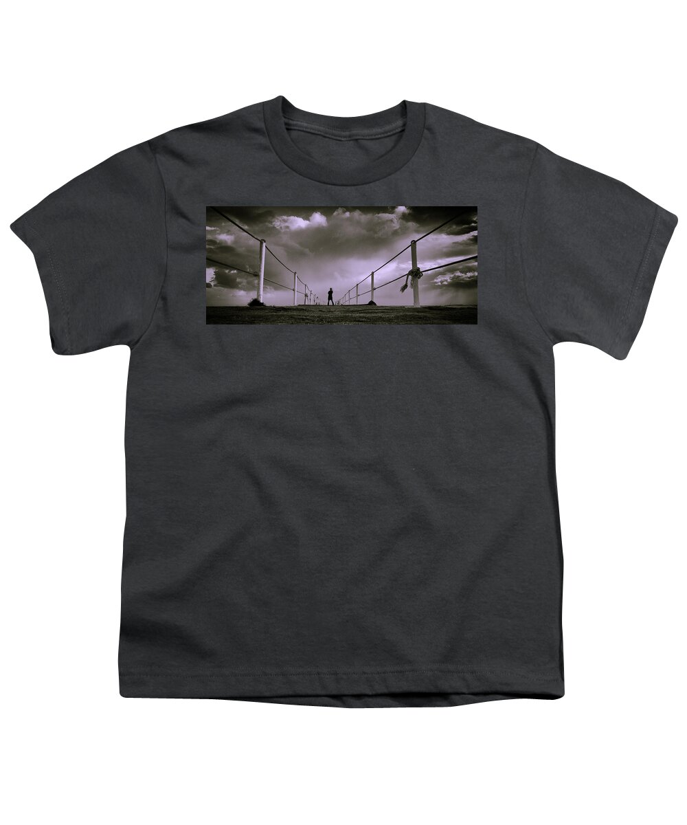Alone Youth T-Shirt featuring the photograph The Future Is Here by Stelios Kleanthous