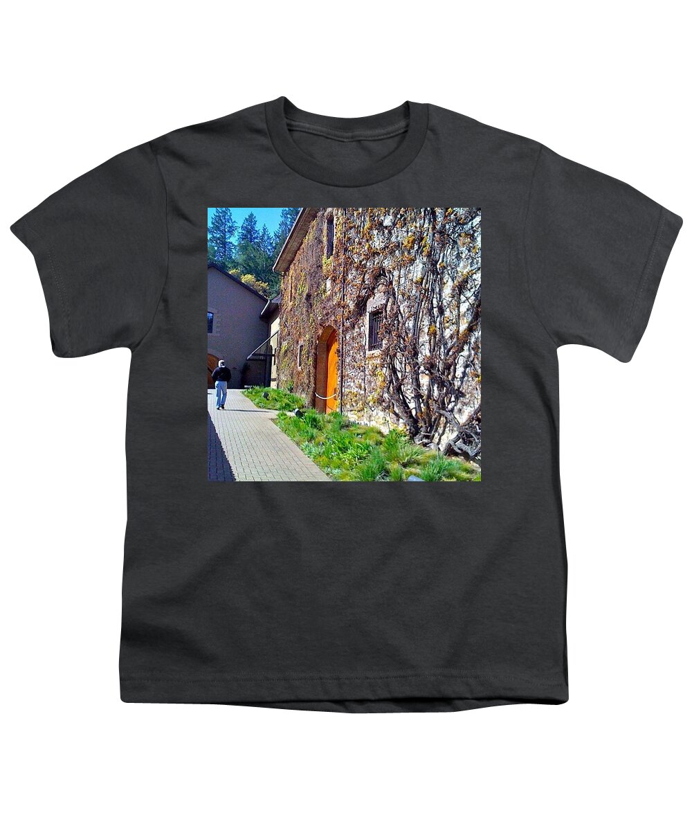 Hess Collection Youth T-Shirt featuring the photograph The Hess Collection - Napa CA by Anna Porter