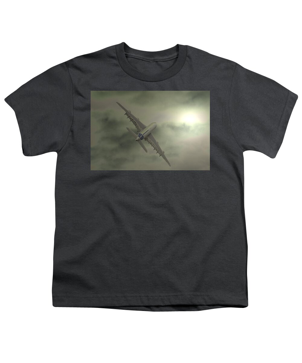 Farnborough Air Show 2012 Youth T-Shirt featuring the photograph Touch the Sun by Maj Seda