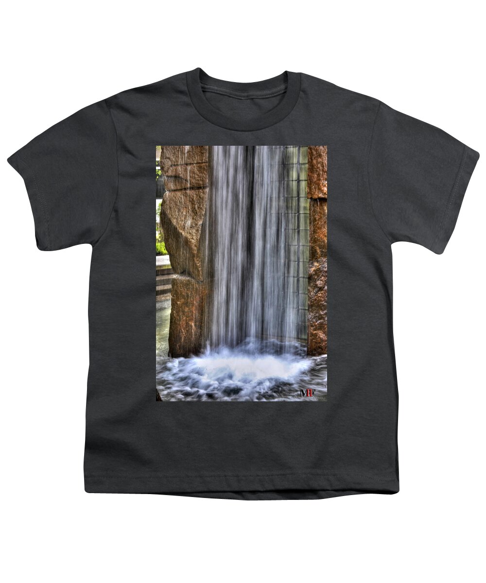 Buffalo Youth T-Shirt featuring the photograph 06 Fountain Plaza by Michael Frank Jr