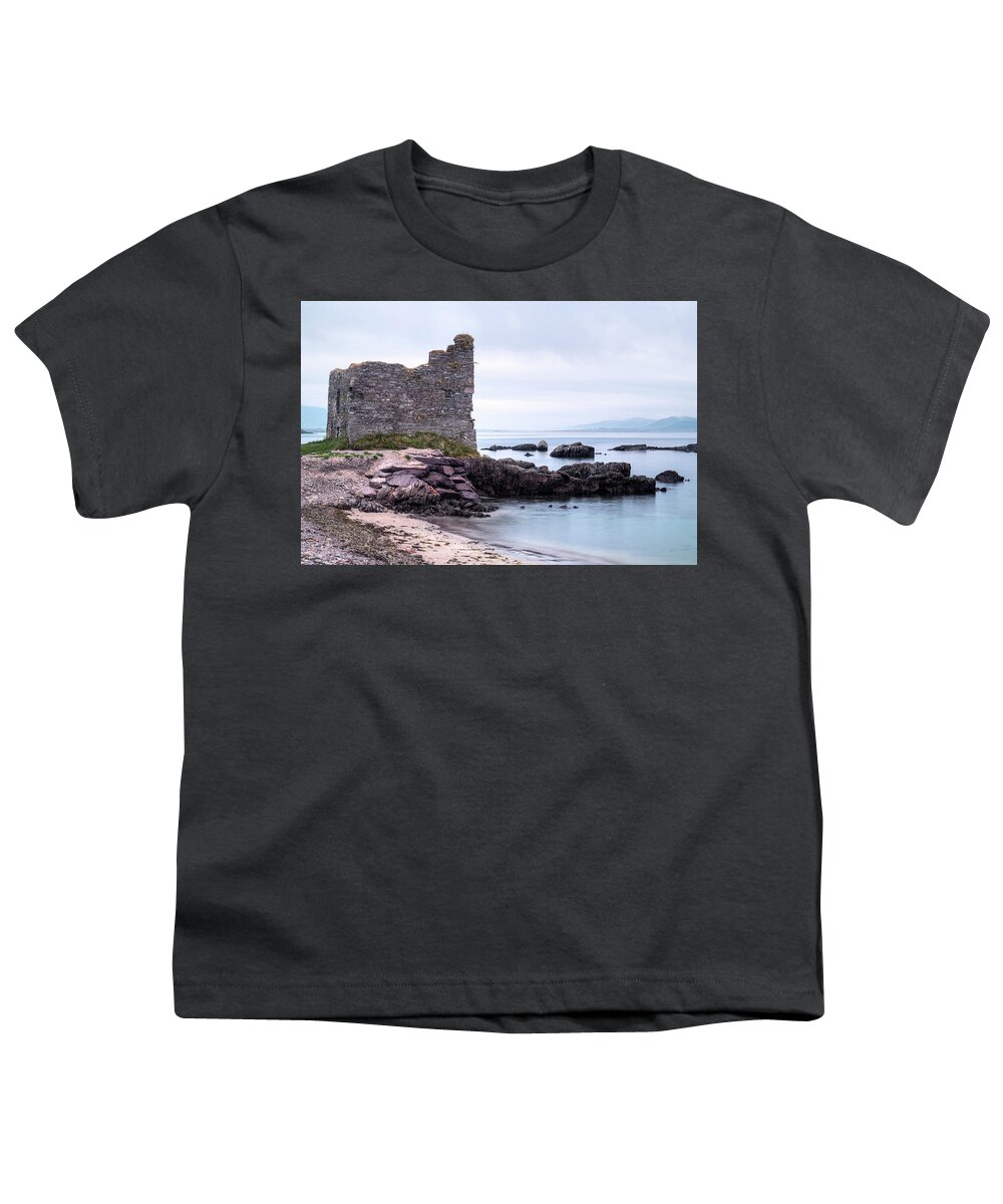 Ballingskelligs Castle Youth T-Shirt featuring the photograph Ballingskelligs - Ireland #1 by Joana Kruse