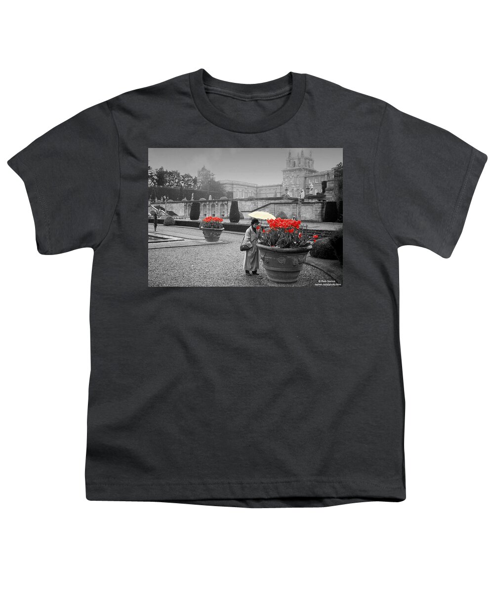  Youth T-Shirt featuring the photograph Blenheim in the Rain #1 by Rein Nomm