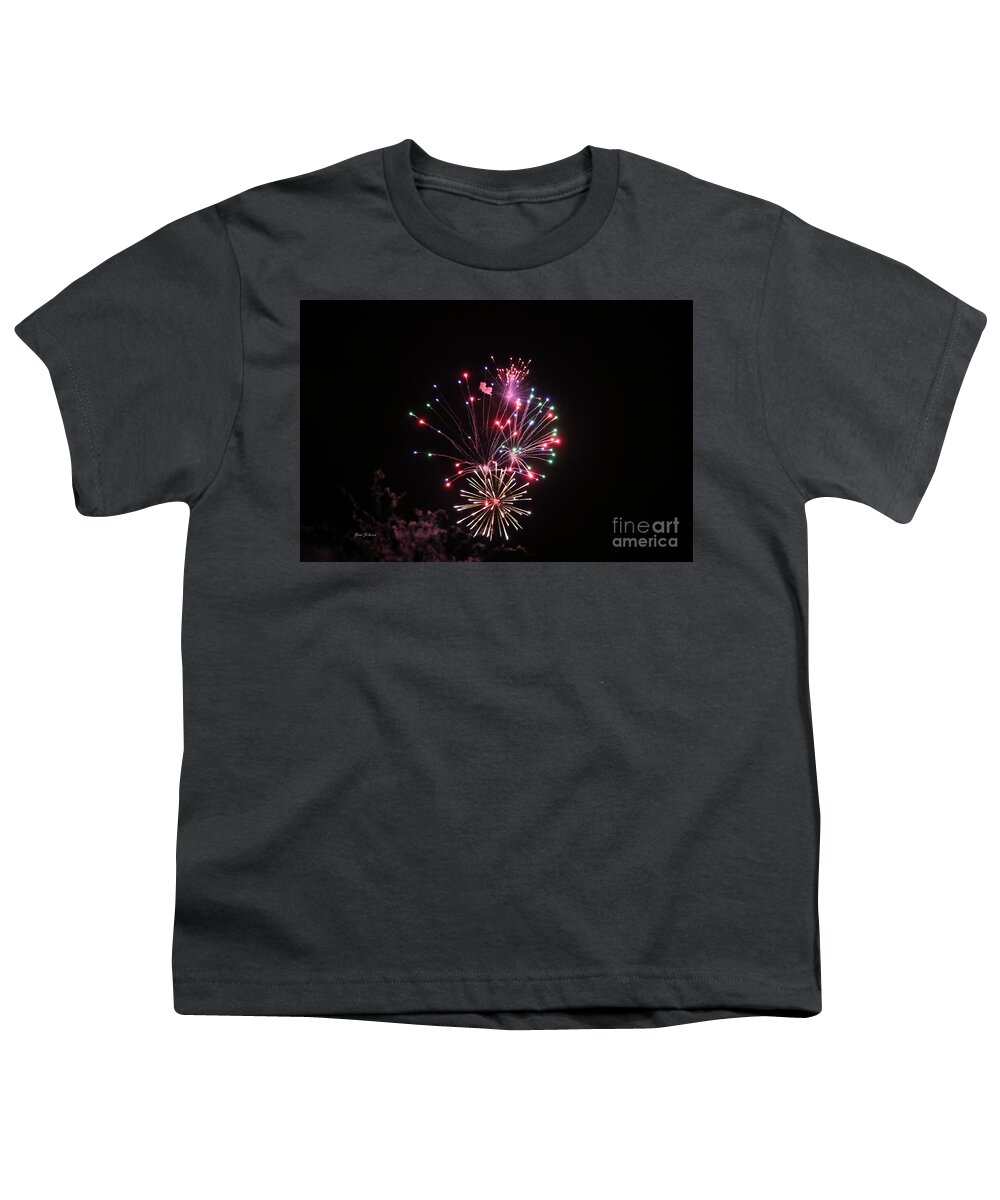 Fireworks Youth T-Shirt featuring the photograph Bright me up by Yumi Johnson