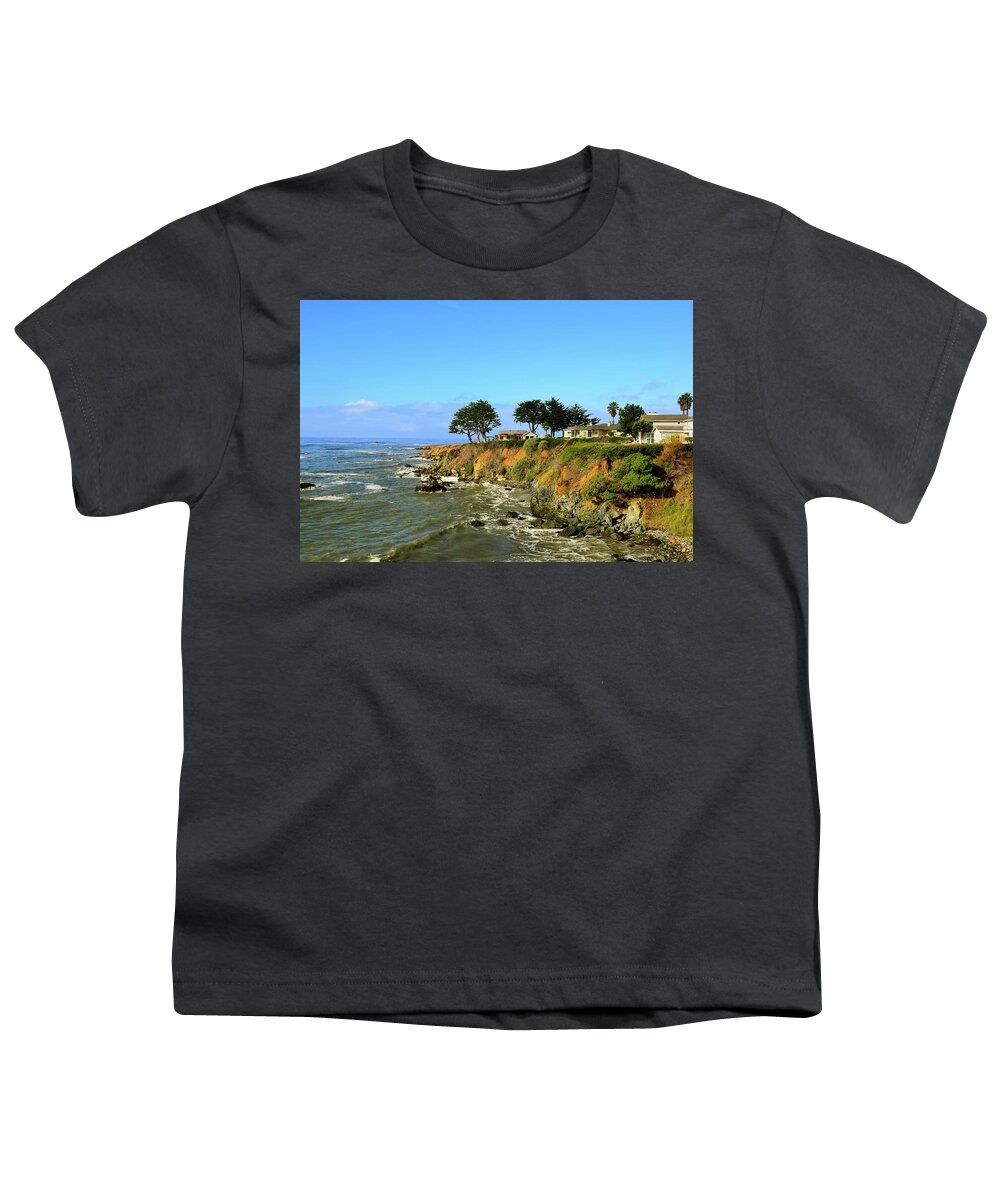 Cayucos California Youth T-Shirt featuring the photograph Cayucos California #1 by Barbara Snyder
