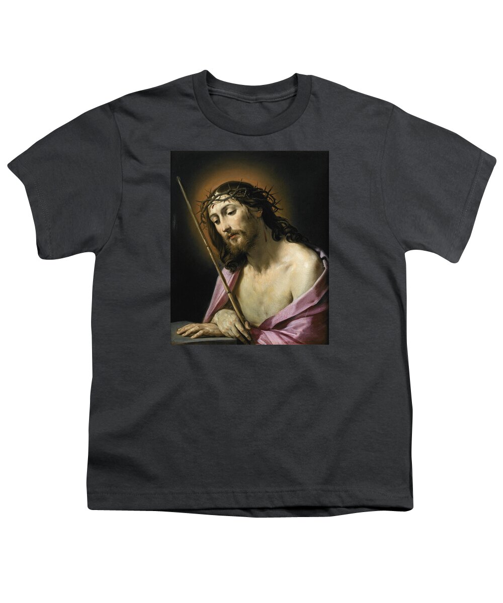 Guido Reni Youth T-Shirt featuring the painting Christ as Ecce Homo #2 by Guido Reni