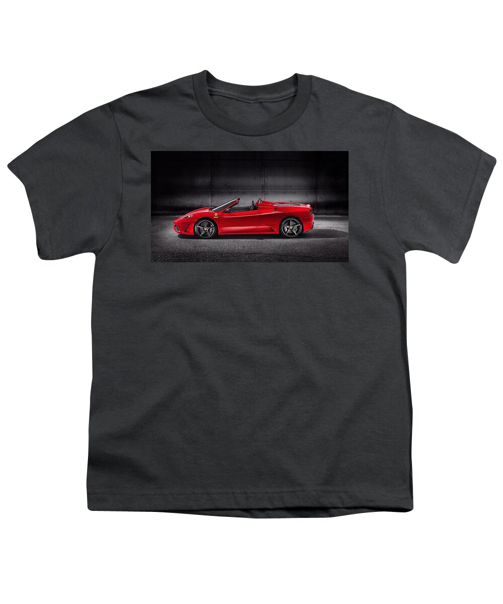 Ferrari Youth T-Shirt featuring the photograph Ferrari #1 by Jackie Russo