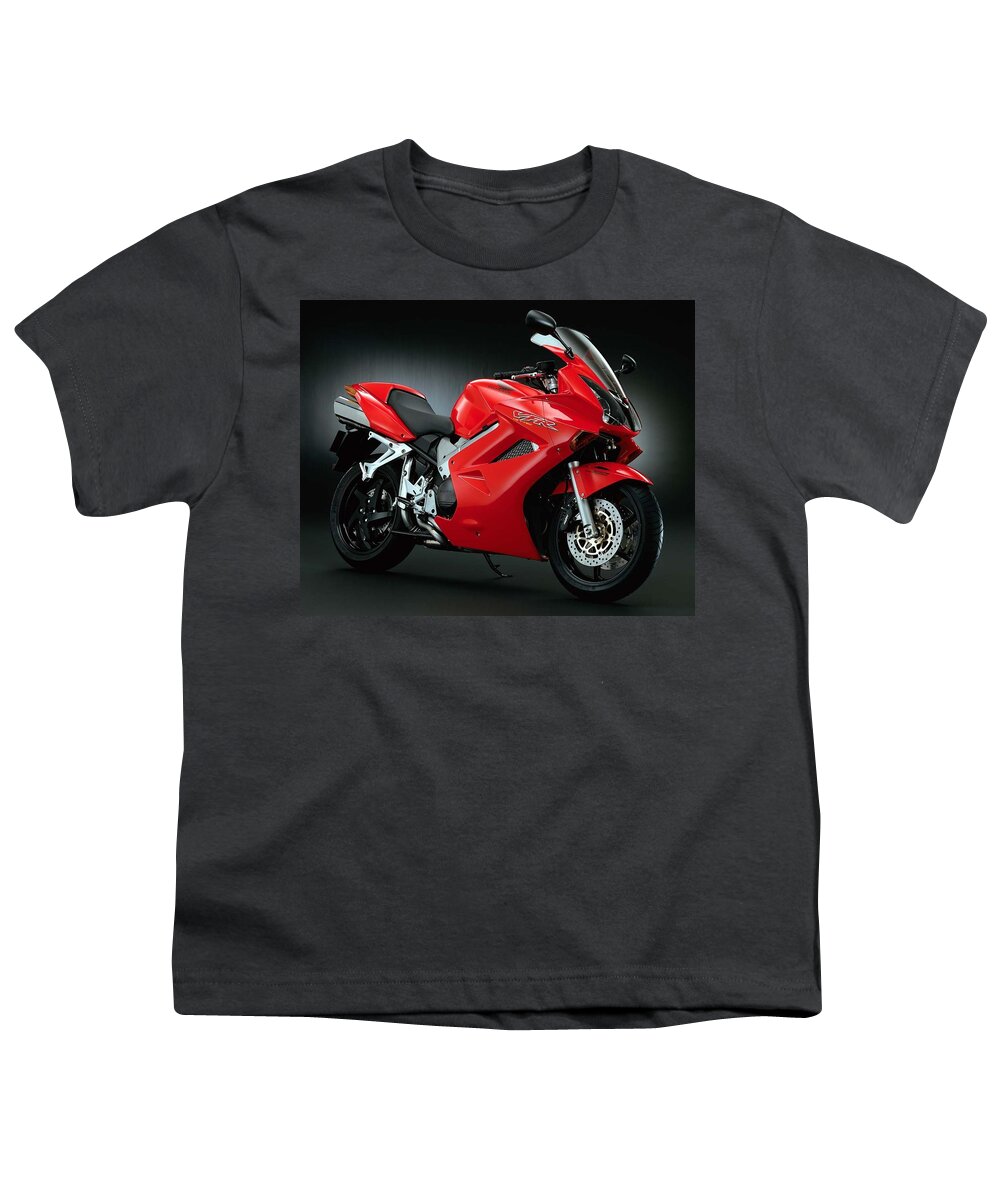 Honda Youth T-Shirt featuring the photograph Honda #1 by Jackie Russo